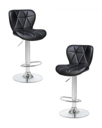 Стул барный ДОБРИН БАРНИ (черный) 2 шт / DOBRIN BARNY