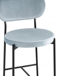 Cтул полубарный Барбара НЕВ Серо-голубой / Cтул NEW