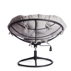 Кресло CЛОУДЕ ХОМЕ рогожка/металл, 97х98х90-96см, серо-бежевый, 3М 16/2 / CLOUDE HOME 3M