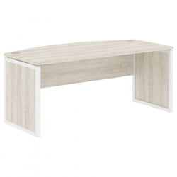 Стол руководителя КСТЕН-КП КСКПЕТ 189 Сосна Эдмонт Белый / XTEN-QP XQPET