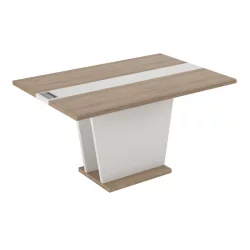 Брифинг-приставка / Элемент стола переговоров (с кабель-каналом) АСТИ АСТ33970121 Вяз Белый / ASTI AST33970121