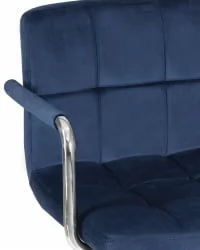 Компьютерное кресло ДОБРИН ТЕРРЙ Синий велюр МДЖ9-117 / DOBRIN TERRY MJ9-117