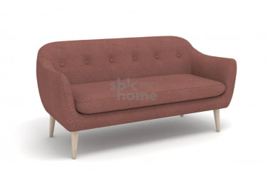 Диван Реймс ткань Сага Манго (800*1700*840) Коралловый, Т1838591/60811/5 / Saga Mango T1838591/60811/5