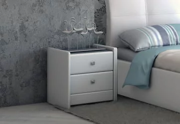 Тумба прикроватная Белая_68401
