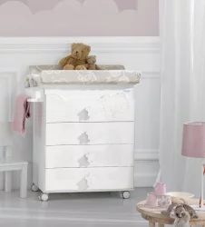 Детский комод Микуна Долсе Лусе пеленальный Б-1673 вхите / Micuna Dolce Luce B-1673 white