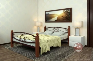 Кровать Каролина Лукс плус 1600х1900 Медная / Lux plus