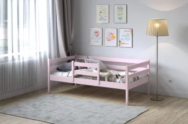 Кровать детская РооРоом ВК-1р Розовая / RooRoom VK-1р