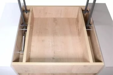 Стол-трансформер Хаски 13 Дуб Ирландский Мокко Белый