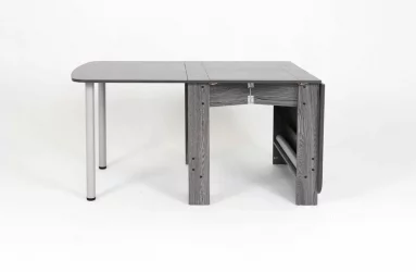 Раскладной стол Оригами Ясень черный