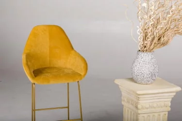 Стул барный Кент (Б) Желт/Линк Золото / Kent