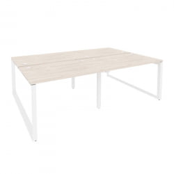 Рабочая станция на О-образном м/к ОНИКС О.МО-Д.РС-4.2.8 Денвер Светлый/Белый / ONIX O.MO-D.RS-4.2.8