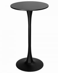 Дизайнерский стол МИА БАР (черная столешница, черное основание) / MIA BAR