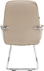 Кресло для посетителей Еверпроф Веста CФ Экокожа Бежевый / Everprof Vesta CF