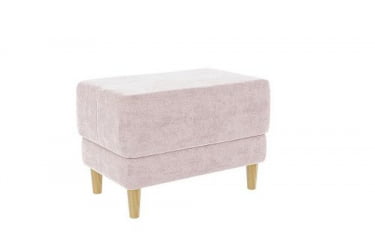 Пуф Рондо 2 ПМ-005.2 нежно-розовый (велюр) / PM-005.2