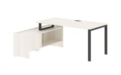 Стол с тумбой ЕДИС ЕУCТ 17814 Ясень Траун Мокко / EDIS EUCT