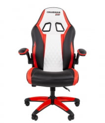 Кресло геймерское CХАИРМАН ДРАЙВ (ГАМЕ) 15 черный/красный/белый / CHAIRMAN (GAME)