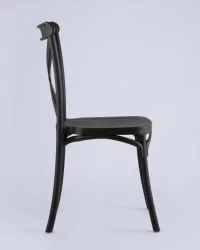 Стул пластиковый Кроссбэк Черный