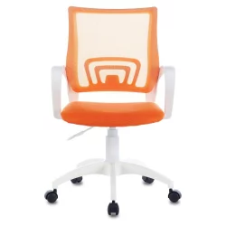 Кресло для персонала БРАБИКС Флй МГ-396В Оранжевый / BRABIX Fly MG-396W