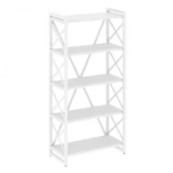 Стеллаж на регулируемых опорах - 5 полок ЛОФТ ВР.Л-МСТ.О-5.8 Металл белый Белый Бриллиант / LOFT VR.L-MST.O-5.8