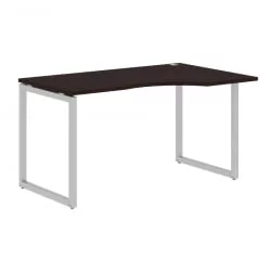 Стол письменный правый КСТЕН-К КСКCЕТ 149 Р Легно темный Алюминий / XTEN-Q XQCET R