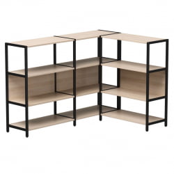 Набор стеллажных систем Еверпроф ЕВО №14 Дуб Соната Черный / Everprof EVO