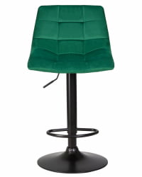 Стул барный ДОБРИН ТАИЛОР БЛАCК (зеленый велюр (МДЖ9-88)) / DOBRIN TAILOR BLACK (MJ9-88))