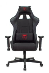 Кресло игровое ЗОМБИЕ Тхундер 1 черный/карбон / ZOMBIE Thunder