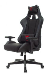 Кресло игровое ЗОМБИЕ Тхундер 1 черный/карбон / ZOMBIE Thunder