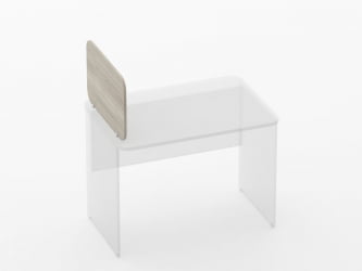 Экран разделительный прямой Глассй 5.14.06 Дуб сантана светлый / Glassy