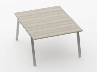 Стол для переговоров Дека Л-обр.каркас 74.145.12 Дуб Сантана светлый / Deka