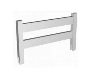 Бортик для деткой кровати РооРоом ВК-44с Серый / RooRoom VK-44с