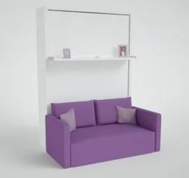 Диван-трансформер Смарт 1 без шкафа К 1400 Шимо темный