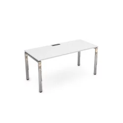 Стол рабочий, прямолинейный ГЛОСС ЛИНЕ НСР-П.008 Белый Премиум / GLOSS LINE