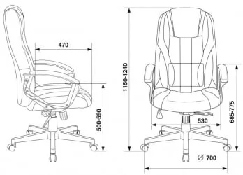 Кресло игровое Зомбие 9 Ред / Zombie Red