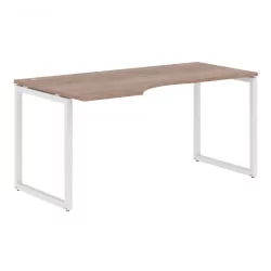 Стол письменный левый КСТЕН-К КСКCЕТ 169 Л Дуб Сонома Белый / XTEN-Q XQCET L