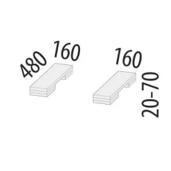Модульная кухня Дакота 103.56 (комплект 2 шт.)