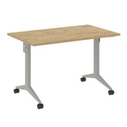 Стол складной мобильный КС-Пулл КС.М-2.7 Тиквуд Светлый/Серый / X-Pull X.M-2.7