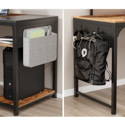 Стол письменный (для компьютера) ЕУРЕКА ЗКС-СС140Б-РББ с шириной 140 см Бровн / EUREKA ZX-SS140B-RBB Brown