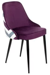 Стул для кухни Бюрократ КФ-5 зигзаг ВИОЛЕТ / KF-5 VIOLET