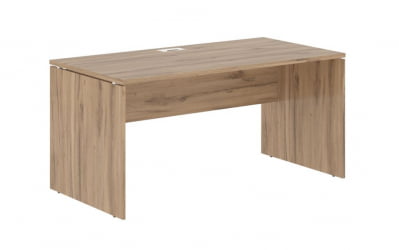 Стол письменный ЕДИС ЕДСТ 1580 Дуб Денвер светлый Белый / EDIS EDST