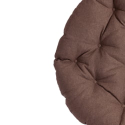 Кресло CЛОУДЕ ХОМЕ рогожка/металл, 97х98х90-96см, коричневый, 3М7-147 / CLOUDE HOME