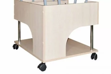 Стол-трансформер раскладной Стэп Ясень Шимо светлый