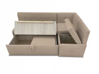 Кухонный уголок Вена рогожка Савана Плус Беиге / Savana Plus Beige