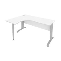 Стол криволинейный левый Рива ПЛ.СА-4 Л Белый / Riva