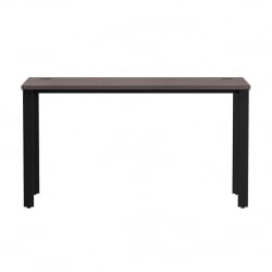 Стол прямой на металлокаркасе, опоры 90 гр Еверпроф ЕВО 254С007 Дуб Пасадена Черный / Everprof EVO 254S007