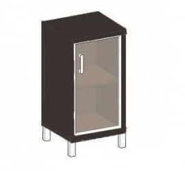 Стеллаж стекло тонированное В411.5 Л Венге магия / L