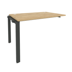 Наборный элемент рабочей станции на П-образном м/к ОНИКС О.МП-1.НРС-2.8 Тиквуд Светлый/Антрацит / ONIX O.MP-1.NRS-2.8