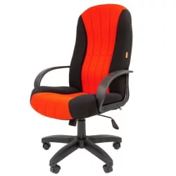 Кресло руководителя Чаирман 685 ТВ Черный/красный / Chairman TW