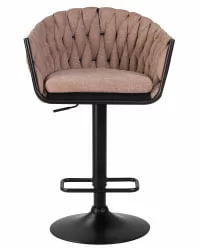Стул барный ДОБРИН ЛЕОН Коричневая ткань ЛАР 275-3 / DOBRIN LEON LAR