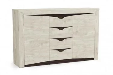 Тумба в прихожую Лючия 33.19 Бетон пайн белый Венге